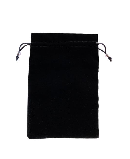 EFENDIZ Drawstring Pouch, Velvet Bag 6.1X9 inches, with 2 compartments